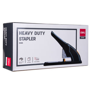 ديلي E0385 # دباسة قوية التحمل # 210 ورقة # قاعدة معدنية سوداء دوارة مضادة للانزلاق للاستخدام الدائم - Product Image 4