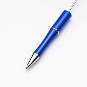 Stylos à perles rétractables personnalisables - Stylos extensibles en plastique à perles DIY pour cadeaux promotionnels - Product Image 3