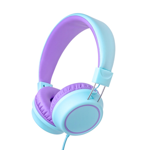 Casque supra-auriculaire avec logo personnalisé Écouteurs filaires 3.5mm oem odm pour enfants, jolies filles, casque avec microphone, fabricant de casque