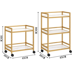 Tiện ích giỏ hàng với bánh xe y tế/nha khoa phòng thí nghiệm giỏ hàng 2 shelves1 ngăn kéo 3 Tier cán giỏ hàng với bánh xe - Product Image 3