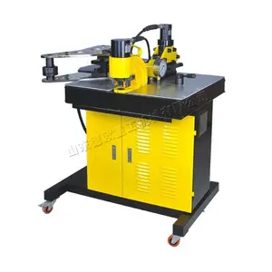 Easy To Use Portable Three-in-one multifunctional copper bar punching and bending Busbar machine