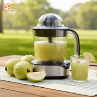 SHANGKAI Citruspers met roestvrijstalen basis, PP-filter, tweerichtingsdraaimechanisme, afneembare citruspers voor eenvoudige reiniging, voor thuis en keuken