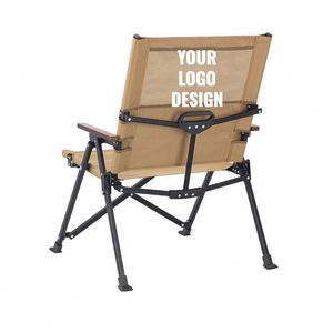 Custom Logo Portable Outdoor Folding Chair Lightweight Aluminum <b>Frame</b> Heavy Duty Fishing Picnic Beach Chair With Carry Bag - Product Image 1