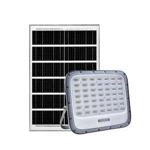 ไฟสปอร์ตไลท์ LED พลังงานแสงอาทิตย์ 75 LED 120 ลูเมน/วัตต์ สำหรับภายนอกอาคาร กันน้ำ ติดตั้งบนพื้นผิว พร้อมรีโมทคอนโทรล - Product Image 1