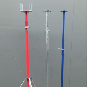 Supports en acier pour la construction, supports en acier réglables, supports en acier pour poutres post-béton, échafaudages, supports diagonaux - Product Image 3