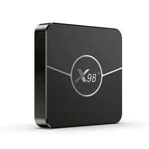 X98 Plus智能电视盒安卓11 Amlogic S905W2 4gb 64GB支持H.265 AV1双Wifi HDR10 Youtube媒体播放器32GB机顶盒
