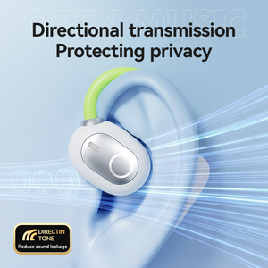 M80 <strong>Neckband</strong>/Ear Hook <strong>Earbuds</strong> Sports Detachable <strong>Neckband</strong> Wireless Earphones with Panoramic Stereo Sound and and Battery Display - Product Image 5