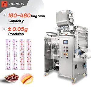 Ice Lolly packing machine Jelly Bars Popsicle Stick Cream Packing Machine beverage ice pop liquid food filling packing machine