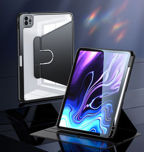 Étui de protection en cuir pliable rotatif avec support pour stylet pour <span class=keywords><strong>iPad</strong></span> Pro 11 2025/<span class=keywords><strong>iPad</strong></span> 11e/12e génération/<span class=keywords><strong>iPad</strong></span> Air 11 2026 - Product Image 6