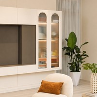 Système de dressing sur mesure Golden Home certifié ENF, armoire moderne en verre écologique, solutions de rangement pour toute la maison, 3D gratuit