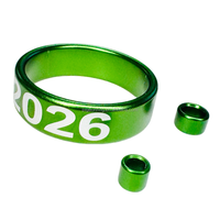 Vente directe usine – Bagues d'identification en aluminium de haute qualité pour oiseaux 2026 – Anneaux verts en aluminium pour perruches et canaris