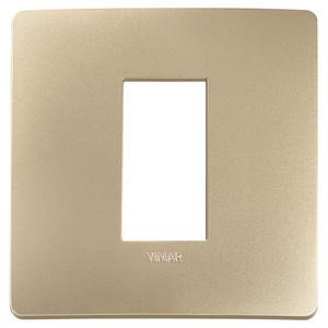 Placca a Muro Vimar Plana Up 1M Champagne 9.7x12.5cm - Product Image 1