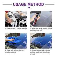 Quick Detailer QD Spray PTFE Micro-Crystal Ceramic Coating Chemical Speed Wax Waterproof & Heat Resistant Car Care Product