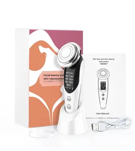 Appareil facial micro-courant 7-en-1 pour le rajeunissement de la peau, le resserrement, le lifting du visage, le massage anti-âge, outil de beauté pour la maison - Product Image 6