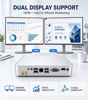 Computadora de Escritorio Delgada con Soporte VESA, Core I3 I5 I7 de 4ª a 14ª Generación, 6 Puertos USB, Activación por LAN, Mini PC Empresarial para Oficina