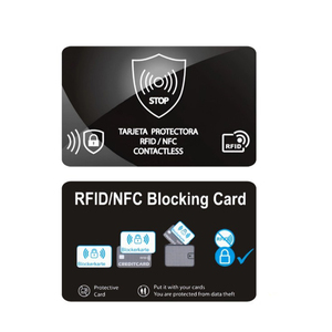 <span class=keywords><strong>Carte</strong></span> de protection RFID sécurisée pour cartes bancaires et protection des cartes d'identité intelligentes en déplacement - Product Image 2