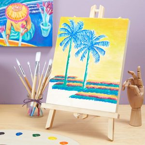 Tableros de Lienzo de Madera, Paneles de Lienzo para Pintar, Kit de Paneles de Pintura con Soporte para Maestros y Estudiantes, Paneles de Madera - Product Image 5