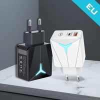 Chargeur USB 30W QC3.0 Double Port Type C PD 20W Charge Rapide pour iPhone 15 14 13 12 Pro Max 11 8 Plus