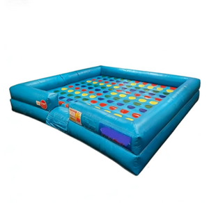 Jeu gonflable Twister de qualité commerciale, prêt pour les fêtes foraines, les parcs d'attractions, les défis de groupe et le jeu multijoueur - Product Image 1