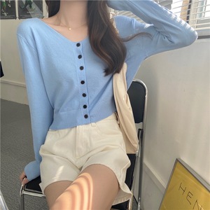 Suéter <span class=keywords><strong>cárdigan</strong></span> de <span class=keywords><strong>mujer</strong></span> <span class=keywords><strong>2022</strong></span> nuevo suéter de punto suelto para <span class=keywords><strong>mujer</strong></span> abrigo suelto estilo coreano Lazy Retro RS149 - Product Image 5