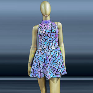 Il Club di taglie forti Novance indossa <span class=keywords><strong>abiti</strong></span> <span class=keywords><strong>da</strong></span> Club con paillettes a specchio Sexy <span class=keywords><strong>Mini</strong></span> <span class=keywords><strong>abiti</strong></span> <span class=keywords><strong>da</strong></span> ballo di fine anno per donne <span class=keywords><strong>abiti</strong></span> <span class=keywords><strong>da</strong></span> <span class=keywords><strong>sera</strong></span> - Product Image 1