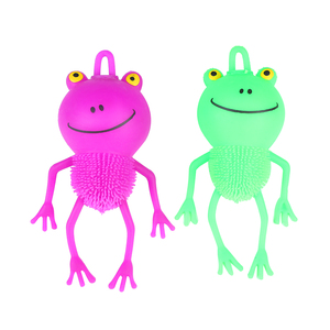 Kehui Puffer Ball Toy Tiktok vendita calda Squeeze Ball Plastic Light Up Fidget Toy Little Cartoon Frog for Kids - Product Image 4