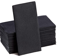 Serviettes de table jetables en coton et marine, 50 pièces, linge en papier, doux et absorbant, pour salle de bain, cuisine, paquet