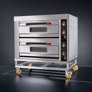 Zelfreinigende Oven Voor Veel Bakken Brood Siliconenmat Nederlands Roestvrijstalen Buiten Pizza Fornuis Troly Bakkerij Met Dienblad 64 Bakplaten - Product Image 1