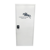 Grande boîte à selle de cheval en métal verrouillable, casier métallique avec logo personnalisé, casier pour équipement équestre pour écurie, club d'équitation