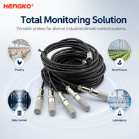 Capteur de température et d'humidité HENGKO I2C avec sonde en acier inoxydable fritté pour la surveillance industrielle à haute humidité