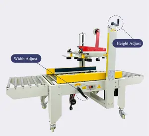 Semi Automatic Carton Sealer Factory Supplier Box Case Sealing Packing Machine For Assembly Line