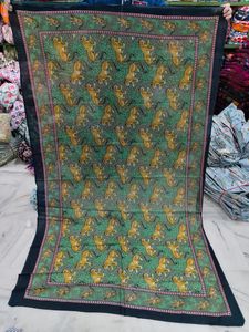 Fabricante de Pareos Florales de Algodón Indio con Estampado en Bloque, Bikini Sexy - Product Image 2