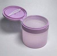 4oz 8oz 100g 120g 150g Pot en or rose 200 ml Pot en céramique vert personnalisé Contenant pour crème pour le visage Pot PETG avec spatule