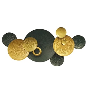 Moda interior Metal hierro forjado aluminio arte colgante marco pared decoración hierro forjado pared arte colgante para sala de estar - Product Image 1