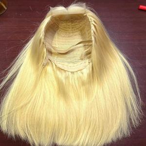 Capelli Indiani Grezzi, Fasci di Capelli Ricci Vietnamiti Birmani, Extension per Intrecciare, Chiusura in Pizzo HD, Frontale, Nastro Adesivo, Capelli Sfusi, Biondo 613 - Product Image 5