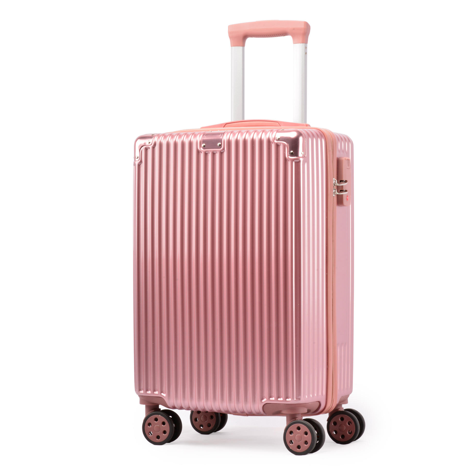 Protège-coins rétro en métal - rose