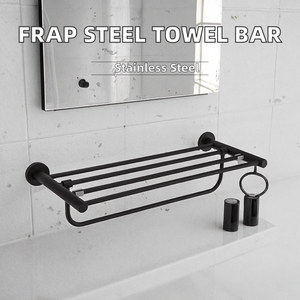 Frap Toallero y Barra para Toallas de Baño de Acero Inoxidable Montado en Pared, Más de 60cm, para Baño F30224 - Product Image 2
