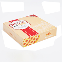 Boîte à gaufres en papier à emporter