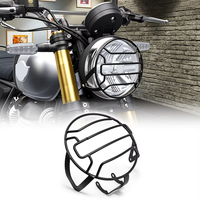 Pour Royal Enfield Bear 650 2026-2027 : Grille de protection de phare avant en maille pour moto
