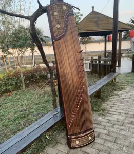 Instrument de Guzheng SCMC haut de gamme, 21 cordes, instrument chinois en bois massif