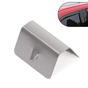 <b>Car</b> <b>Window</b> Weather Shield Aluminum Alloy 3M Tape Stick <b>Deflector</b> Rain Guard - Product Image 1