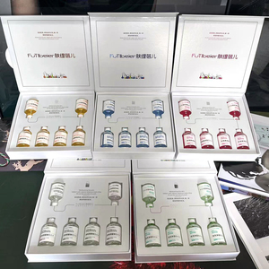 Ampolla de suero oxigenado de etiqueta privada, suero de péptidos reparadores antienvejecimiento, suero de ácido hialurónico para péptidos, cuidado de la piel <span class=keywords><strong>d</strong></span> - Product Image 4
