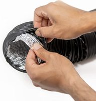 Conduit d'air en aluminium résistant à la chaleur cvc conduit de tuyau de ventilation flexible d'air en PVC