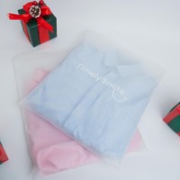 Sac en polyéthylène à fermeture éclair personnalisé, mat, givré, transparent, pour vêtements, vêtements, expédition, avec votre propre logo de marque
