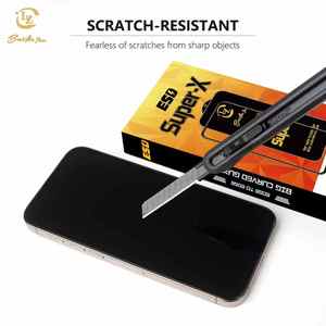 Protector de Pantalla de Vidrio Templado Antiestático de Alta Gama ESD Super <span class=keywords><strong>X</strong></span> Edge to Edge para el <span class=keywords><strong>Mercado</strong></span> Europeo, Compatible con <span class=keywords><strong>iPhone</strong></span> 17 18 Pro Max, Huawei y Samsung - Product Image 3