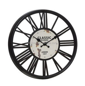 นาฬิกาแขวนผนังพลาสติกโบราณโครงกระดูกขนาด16นิ้วสไตล์ยุโรปย้อนยุค - Product Image 3