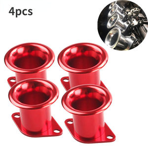 4Pcs Aluminium Car Air Horn Entonnoir Rouge Pour Toyota Corolla AE86 GTS Velocity V-stacks Airbox Intake V Stack Add Horse Power - Product Image 6