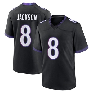 Maillots de football américain brodés en gros des Baltimore Ravens – 4 Zay Flowers, 14 Kyle Hamilton, 22 Derrick Henry - Product Image 2