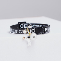 Usine chat collier lettre couleur mignon chat cou chaton animal cloche astronaute collier accessoires de plein air produits fournitures