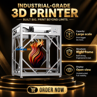 Printer 3D Industri Format Besar AI Smart dengan Ukuran Cetak 2400mm, Kecepatan 200mm per detik, dan Auto Leveling untuk Prototipe dan Display